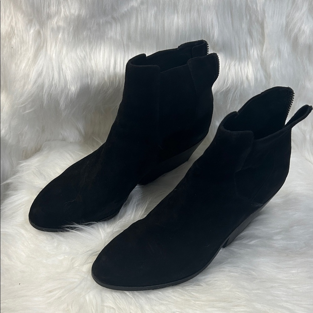 Eileen Fisher Sleek Black Ankle Booties